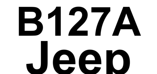 DTC B127A Jeep - Definição em inglês: Compass Performance Definição em Português: Desempenho da Bússola.