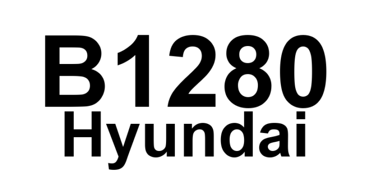 DTC B1280 Hyundai - Definição em inglês: Air Mix Switch Potentiometer Short (High)–Console Definição em Português: Potenciômetro do Interruptor de Mistura de Ar - Curto (Alto) no Console