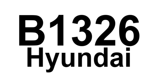 DTC B1326 Hyundai - Definição em inglês: DFIS Harness Short To Ground Definição em Português: Chicote do DFIS - Curto para o Terra