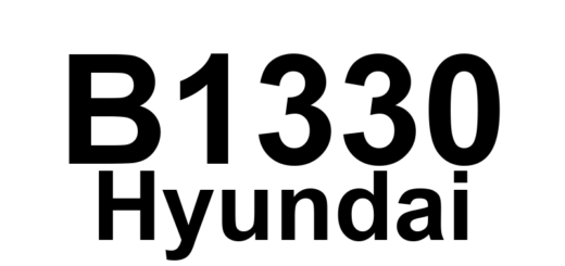 DTC B1330 Hyundai - Definição em inglês: DFIS With Wrong ID Definição em Português: DFIS - ID incorreto