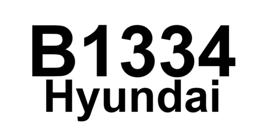 DTC B1334 Hyundai - Definição em inglês: PFIS To SRSCM Communication Error Definição em Português: Erro de Comunicação PFIS para SRSCM