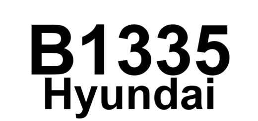 DTC B1335 Hyundai - Definição em inglês: PFIS With Wrong ID Definição em Português: Identificador do PFIS - ID Incorreto