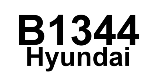 DTC B1344 Hyundai - Definição em inglês: Airbag > Weight Classification > ODS ECU Defect Definição em Português: Airbag - Defeito na ECU do Sensor de Classificação de Peso.
