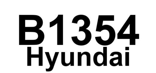 DTC B1354 Hyundai - Definição em inglês: PAB Circuit Short To Ground Definição em Português: (Circuito do PAB - Curto para o Terra)