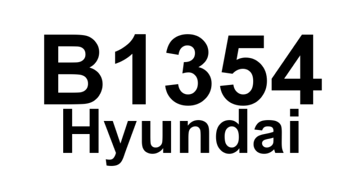 DTC B1354 Hyundai - Definição em inglês: PAB Circuit Short To Ground Definição em Português: (Circuito do PAB - Curto para o Terra)