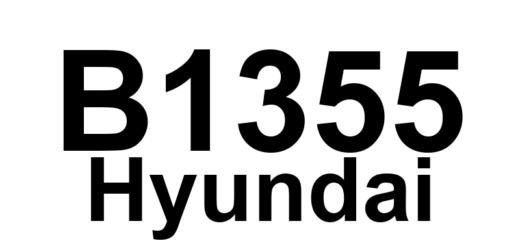 DTC B1355 Hyundai - Definição em inglês: PAB Circuit Short To Power Definição em Português: Circuito do PAB - Curto para Alimentação