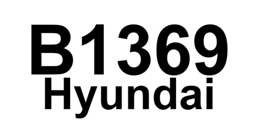 DTC B1369 Hyundai - Definição em inglês: PBPT Circuit Short To Ground Definição em Português: Circuito PBPT - Curto para o Terra