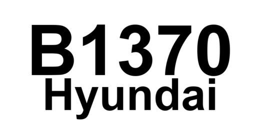 DTC B1370 Hyundai - Definição em inglês: PBPT Circuit Short To Power Definição em Português: Circuito PBPT - Curto para Alimentação