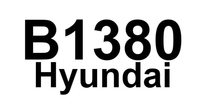 DTC B1380 Hyundai - Definição em inglês: DSAB Circuit Short To Ground Definição em Português: Circuito DSAB - Curto para o terra