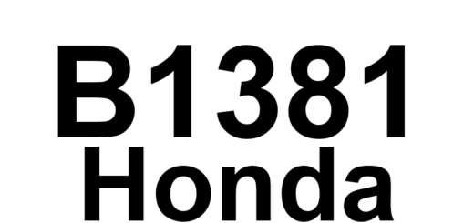 DTC B1381 Honda - Definição em inglês: Power Tailgate Closer Unit Release Switch Circuit Malfunction Definição em Português: Unidade do Fechamento da Tampa Traseira Elétrica - Mau Funcionamento do Circuito do Interruptor de Liberação