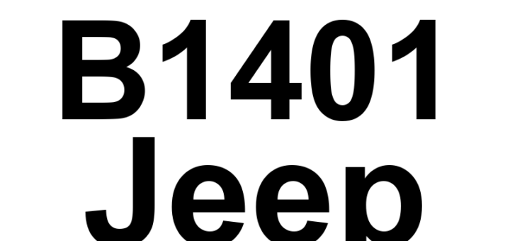 DTC B1401 Jeep - Definição em inglês: Front Left Audio Speaker Output Circuit Low Definição em Português: Saída do Circuito do Alto-Falante Frontal Esquerdo - Baixo Sinal