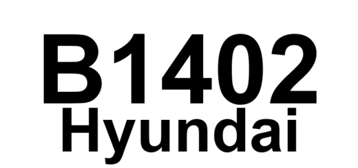 DTC B1402 Hyundai - Definição em inglês: Driver Front Side Impact Sensor (FSIS) Circuit Short To Power Definição em Português: Sensor de Impacto Lateral Dianteiro do Motorista - Circuito em Curto com a Alimentação