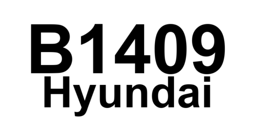 DTC B1409 Hyundai - Definição em inglês: Satellite left side communication error Definição em Português: Erro de comunicação do lado esquerdo do satélite.