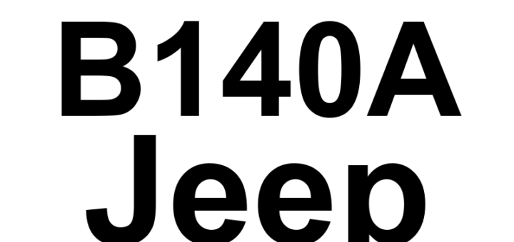DTC B140A Jeep - Definição em inglês: Rear Left Audio Speaker Output Circuit High Definição em Português: Circuito de Saída do Alto-Falante Traseiro Esquerdo - Alta Tensão