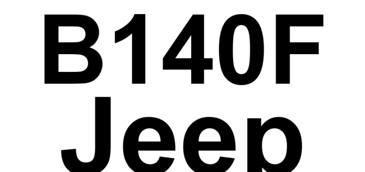 DTC B140F Jeep - Definição em inglês: Rear Right Audio Speaker Output Circuit Open Definição em Português: Circuito de Saída do Alto-falante Traseiro Direito - Circuito Aberto