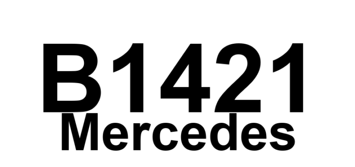 DTC B1421 Mercedes - Definição em inglês: Pulse module (N05) Definição em Português: Módulo de pulso (N05)