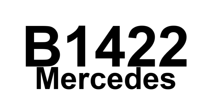 DTC B1422 Mercedes - Definição em inglês: Series interface (K1) connection to instrument cluster (A1) Definição em Português: Interface de série (K1) - Conexão com o painel de instrumentos (A1)