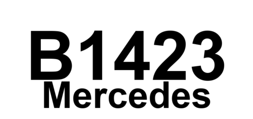 DTC B1423 Mercedes - Definição em inglês: Switchover valve block (Y11) Definição em Português: Bloco da válvula de troca (Y11)