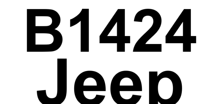 DTC B1424 Jeep - Definição em inglês: Improper DVD - Wrong Region Definição em Português: DVD Incorreto - Região Errada.