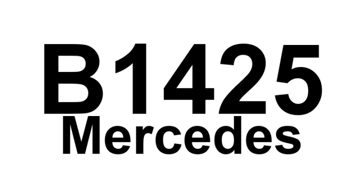 DTC B1425 Mercedes - Definição em inglês: Activated charcoal filler actuator (A32m2) closed Definição em Português: Atuador do filtro de carvão ativado (A32m2) - Fechado