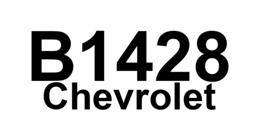 DTC B1428 Chevrolet - Definição em inglês: Ignition Switched Power Run/Crank Relay Circuit Definição em Português: Circuito do Relé de Alimentação da Ignição em Modo Ligado/Partida.
