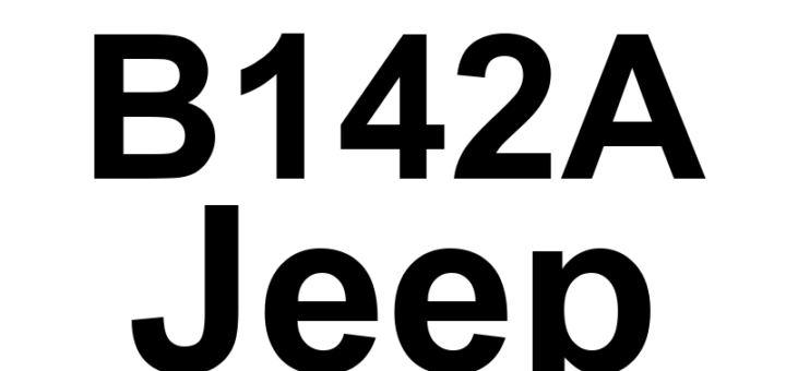 DTC B142A Jeep - Definição em inglês: Radio Unit High Temperature Definição em Português: Unidade do rádio - Alta temperatura