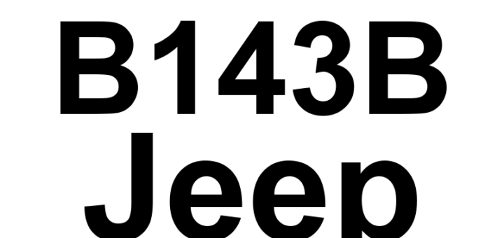 DTC B143B Jeep - Definição em inglês: Microphone 1 Circuit Low Definição em Português: Circuito do Microfone 1 - Baixa Voltagem
