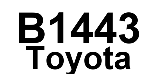 DTC B1443 Toyota - Definição em inglês: Air Outlet Damper Control Servo Motor Circuit Definição em Português: Circuito do Motor Servo de Controle do Amortecedor de Saída de Ar - Problema Detectado