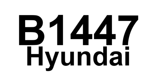 DTC B1447 Hyundai - Definição em inglês: Passenger Occupant Classification ECU defect Definição em Português: ECU de Classificação do Ocupante do Passageiro - Defeito Detectado