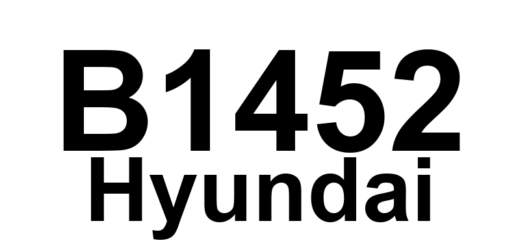 DTC B1452 Hyundai - Definição em inglês: SIS (Side Impact Sensor) Rear-Driver Circuit Short to Battery Definição em Português: Sensor de Impacto Lateral (SIS) Traseiro do Lado do Motorista - Circuito em Curto com a Bateria