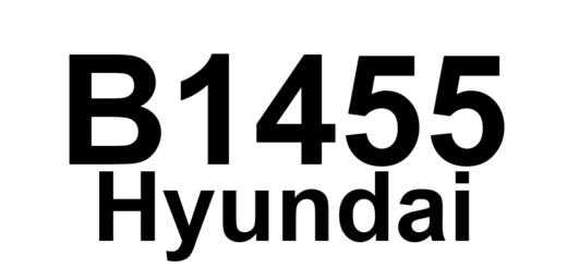 DTC B1455 Hyundai - Definição em inglês: SIS (Side Impact Sensor) Rear-Passenger Circuit Short to Battery Definição em Português: Sensor de Impacto Lateral (SIS) - Curto-circuito no Circuito do Passageiro Traseiro para a Bateria.