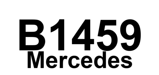 DTC B1459 Mercedes - Definição em inglês: Series interface (K2) connection to instrument cluster (A1) Definição em Português: Conexão da interface série (K2) com o painel de instrumentos (A1) - Problema detectado.