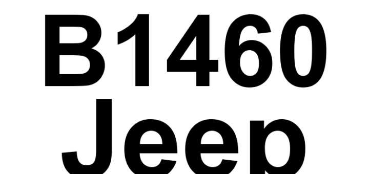 DTC B1460 Jeep - Definição em inglês: Channel 1 Audio Speaker Output Circuit Performance Definição em Português: Saída do Alto-falante do Canal 1 - Desempenho do Circuito