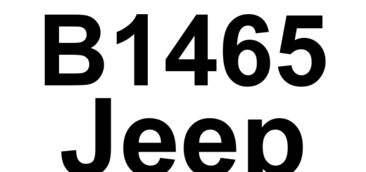 DTC B1465 Jeep - Definição em inglês: Channel 2 Audio Speaker Output Circuit Performance Definição em Português: Saída de Áudio do Canal 2 - Desempenho do Circuito