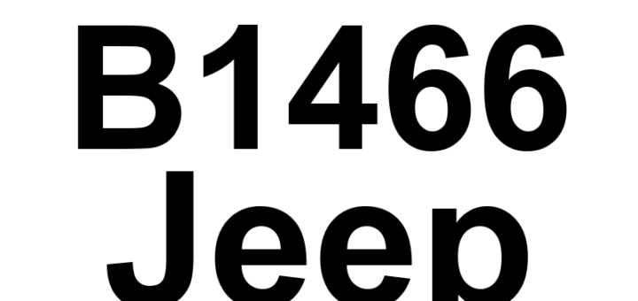 DTC B1466 Jeep - Definição em inglês: Channel 2 Audio Speaker Output Circuit Low Definição em Português: Circuito de Saída do Alto-Falante do Canal 2 - Baixa Tensão
