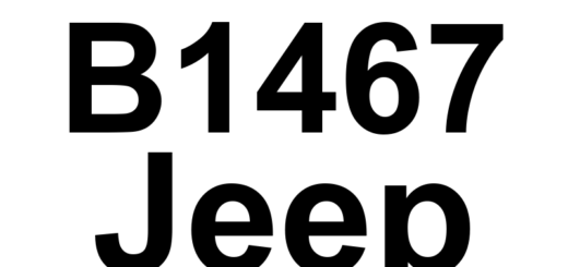 DTC B1467 Jeep - Definição em inglês: Channel 2 Audio Speaker Output Circuit High Definição em Português: Saída do Alto-falante do Canal 2 - Circuito com Alta Tensão