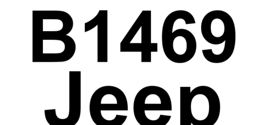 DTC B1469 Jeep - Definição em inglês: Channel 2 Audio Speaker Output - Circuit Shorted Together Definição em Português: Saída do Alto-falante de Áudio do Canal 2 - Circuito em Curto-circuito