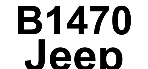 DTC B1470 Jeep - Definição em inglês: Channel 4 Audio Speaker Output Circuit Low Definição em Português: Saída de Áudio do Canal 4 - Circuito Baixo