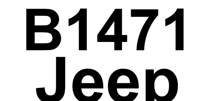 DTC B1471 Jeep - Definição em inglês: Channel 4 Audio Speaker Output Circuit High Definição em Português: Circuito de Saída do Alto-falante do Canal 4 - Tensão Alta