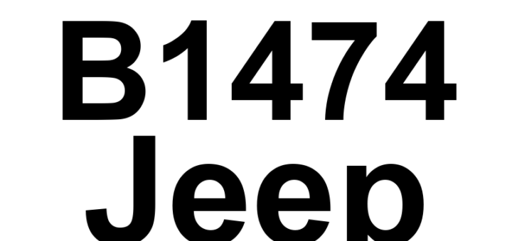 DTC B1474 Jeep - Definição em inglês: Channel 5 Audio Speaker Output Circuit Performance Definição em Português: Canal 5 do Áudio - Desempenho do Circuito de Saída do Alto-falante