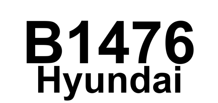 DTC B1476 Hyundai - Definição em inglês: Driver Curtain Airbag (CAB) Circuit Short To Power Definição em Português: Circuito do Airbag de Cortina do Motorista - Curto para Alimentação