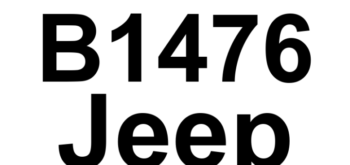 DTC B1476 Jeep - Definição em inglês: Channel 5 Audio Speaker Output Circuit High Definição em Português: Circuito de Saída do Alto-Falante do Canal 5 - Tensão Alta