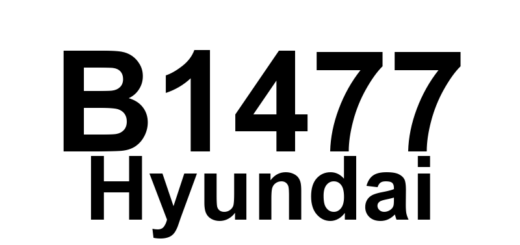 DTC B1477 Hyundai - Definição em inglês: Passenger Curtain Airbag (CAB) Circuit Resistance High Definição em Português: Airbag do Cortina do Passageiro (CAB) - Resistência do Circuito Alta