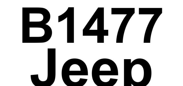 DTC B1477 Jeep - Definição em inglês: Channel 5 Audio Speaker Output Circuit Open Definição em Português: Circuito de Saída do Alto-falante do Canal 5 - Circuito Aberto