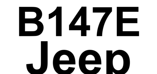 DTC B147E Jeep - Definição em inglês: Channel 7 Audio Speaker Output Circuit Performance Definição em Português: Saída do Canal de Áudio 7 - Desempenho do Circuito de Alto-Falante