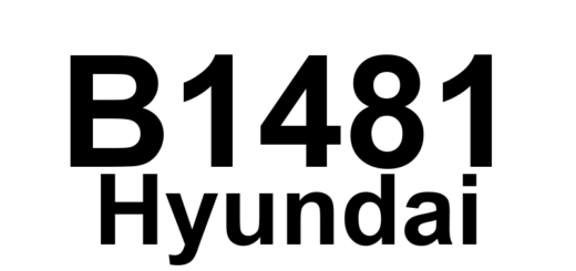 DTC B1481 Hyundai - Definição em inglês: Driver Airbag Module (DAB) Circuit Resistance High Definição em Português: Módulo do Airbag do Motorista - Resistência Alta no Circuito