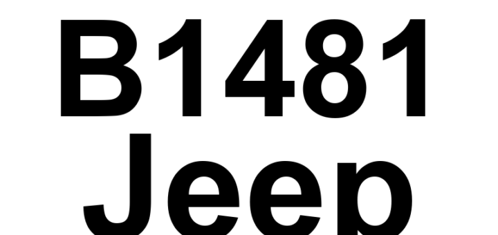 DTC B1481 Jeep - Definição em inglês: Channel 7 Audio Speaker Output Circuit Open Definição em Português: Circuito de Saída do Alto-Falante do Canal 7 - Circuito Aberto