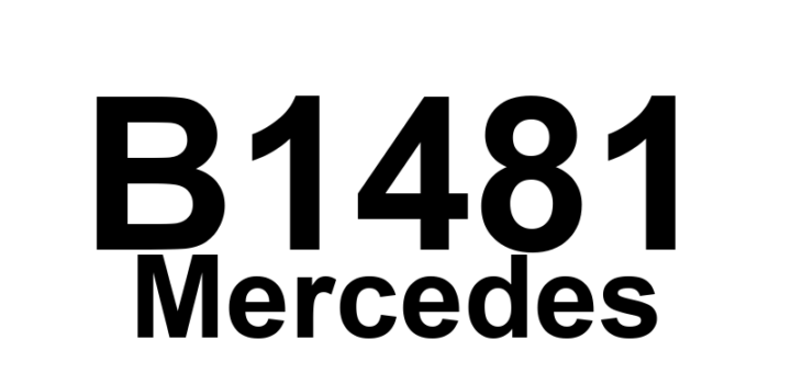 DTC B1481 Mercedes - Definição em inglês: HRA: Part E2m1 (Right headlamp range adjustment motor) has short to ground Definição em Português: Motor de ajuste do alcance do farol direito - Curto para massa (Parte E2m1)