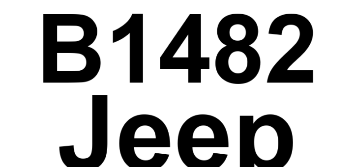 DTC B1482 Jeep - Definição em inglês: Channel 7 Audio Speaker Output - Circuit Shorted Together Definição em Português: Saída do Alto-falante do Canal 7 - Circuito em Curto-circuito