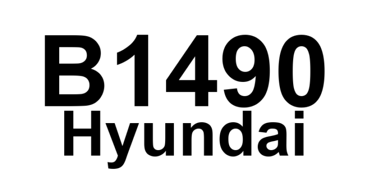 DTC B1490 Hyundai - Definição em inglês: PODS (Passenger Occupant Detecting System) Sensor (Bladder) Defect Definição em Português: Sensor do Sistema de Detecção de Ocupante do Passageiro (PODS) - Defeito na Almofada